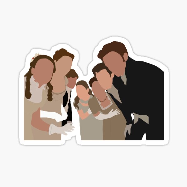 Aperçu de l'œuvre portrait de famille bridgerton créée et vendue par maddya99.