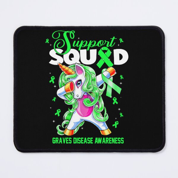 Item preview, Cute Unicorn Support Squad Graves Disease Awareness Men Women Kid designed and sold by tenjun16.