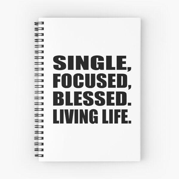 Item preview, Single, focused, blessed. Living life designed and sold by Colorfulandfun.