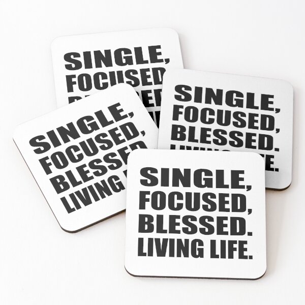 Item preview, Single, focused, blessed. Living life designed and sold by Colorfulandfun.