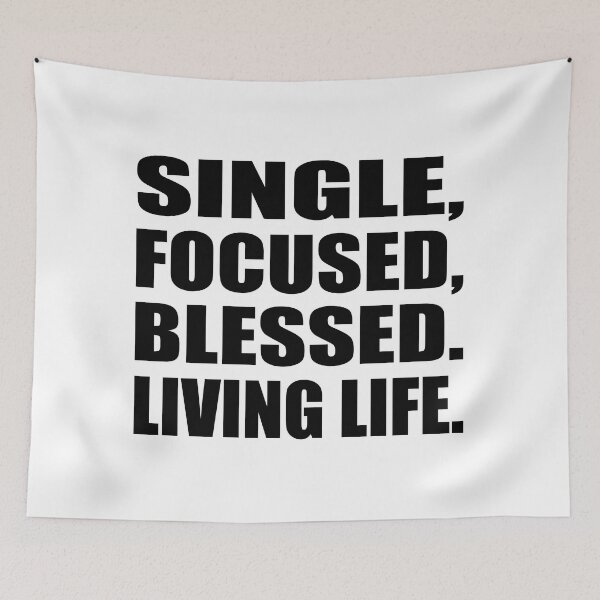 Item preview, Single, focused, blessed. Living life designed and sold by Colorfulandfun.