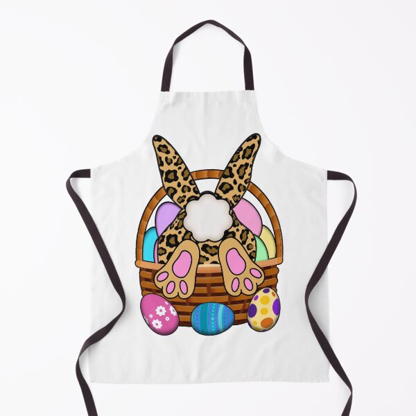 Item preview, Funny Easter Bunny Leopard Print Easter Basket Happy Easter designed and sold by Dibble Dabble Designs.
