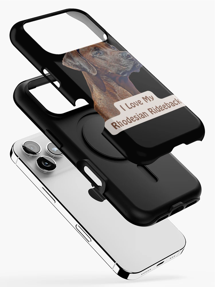 Thumbnail 2 of 4, iPhone Case, I Love My Rhodesian Ridgeback designed and sold by NiftyTees.