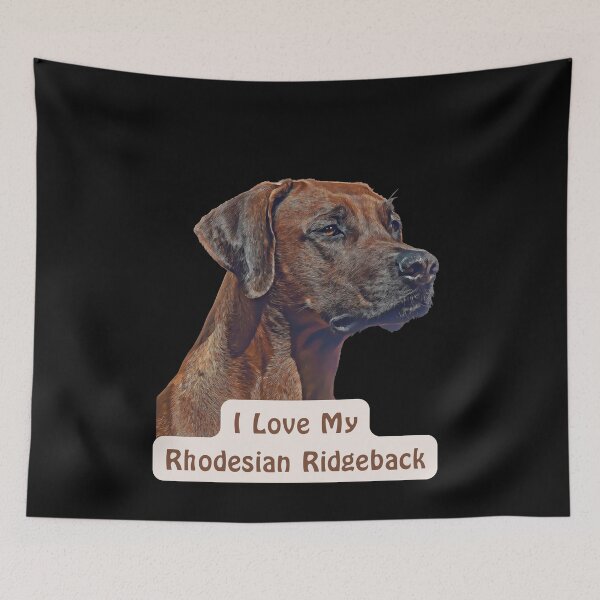 Item preview, I Love My Rhodesian Ridgeback designed and sold by NiftyTees.