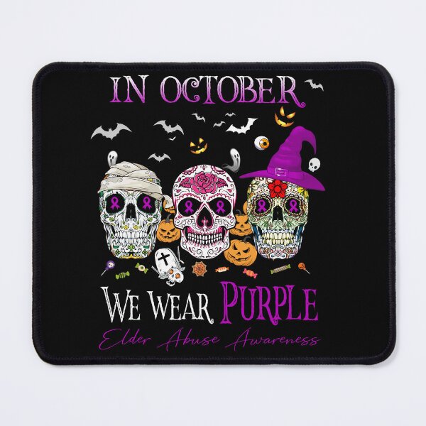 Item preview, In October We Wear Purple Elder Abuse Awareness designed and sold by Sabfit.