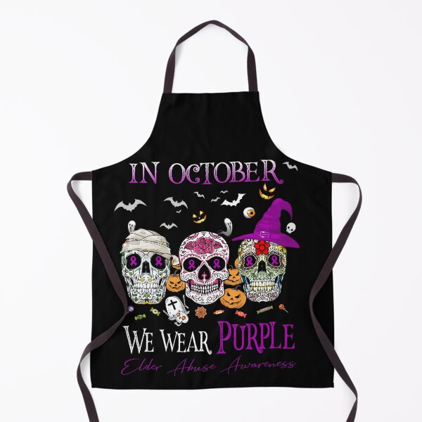 Item preview, In October We Wear Purple Elder Abuse Awareness designed and sold by Sabfit.