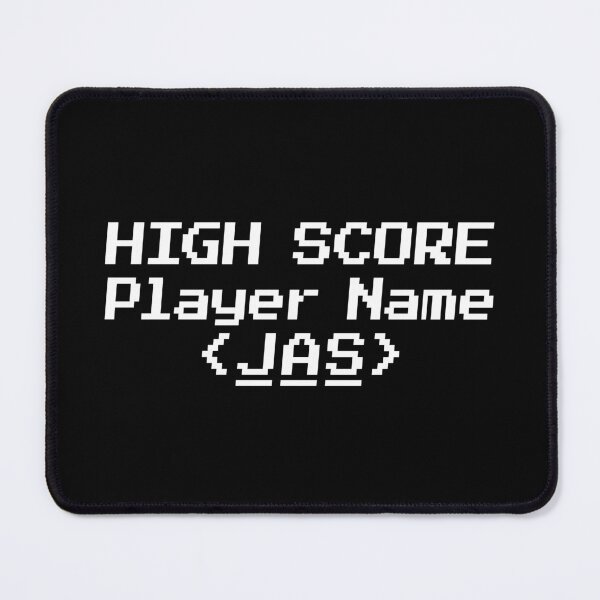 Item preview, HIGH SCORE Player Name JAS designed and sold by redacteddesign.