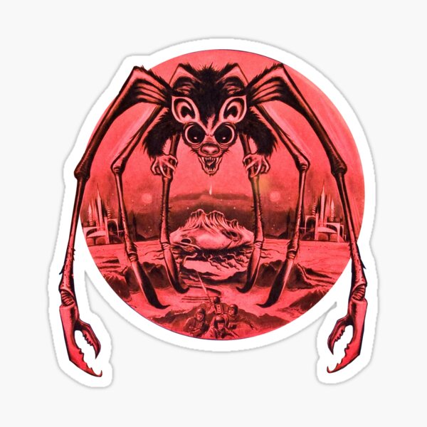 Angry Red Planet Sticker