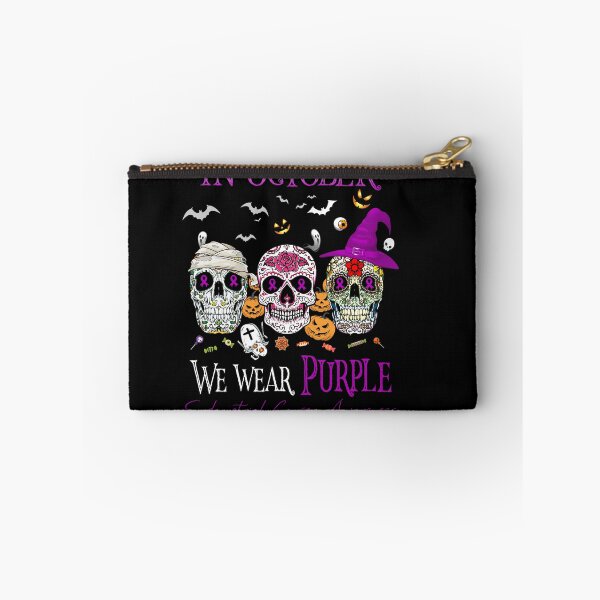 Item preview, In October We Wear Purple Endometrial Cancer Awareness designed and sold by Sabfit.