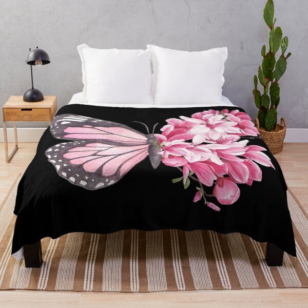 Item preview, Pink flowering butterfly designed and sold by MerWishes.