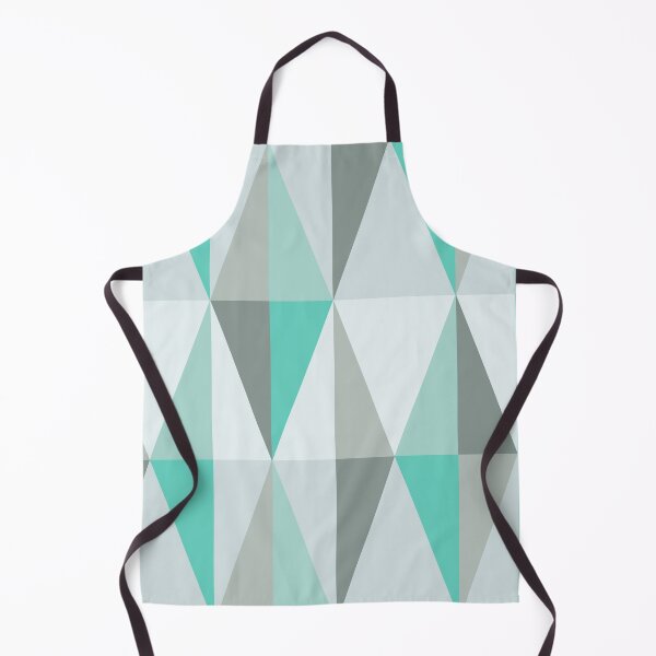 Item preview, MidCentury Modern Triangles Turquoise designed and sold by thepixelgarden.