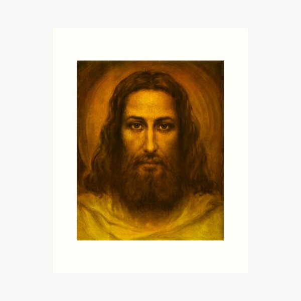 Item preview, Shroud of Turin Jesus Christ face, Holy Face designed and sold by AMDG Line.