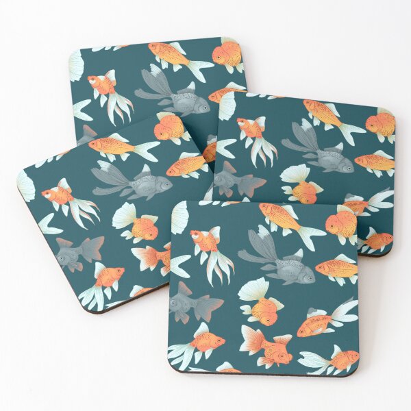 Item preview, Goldfish Pattern designed and sold by Bethany Gustafson.