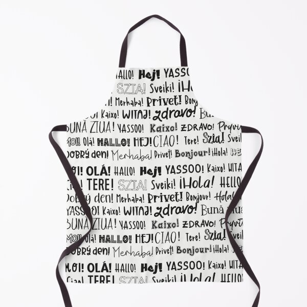 Item preview,  The word Hello in different languages , black text on white. Say HI! designed and sold by marina63.