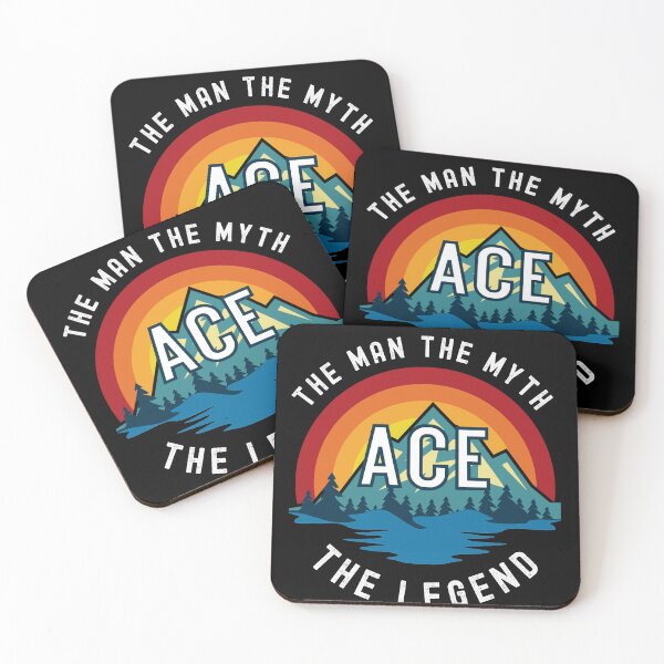 Item preview, Ace, the Man, the Myth, the Legend - Custom Name  designed and sold by PonyyStore.