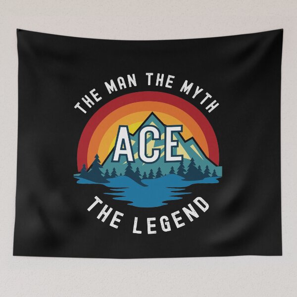 Item preview, Ace, the Man, the Myth, the Legend - Custom Name  designed and sold by PonyyStore.