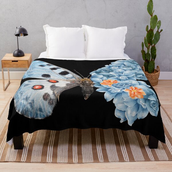 Item preview, Blue flowering butterfly designed and sold by MerWishes.