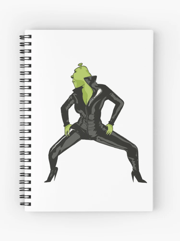 Shrek meme Spiral Notebook for Sale by yyyeseniaa