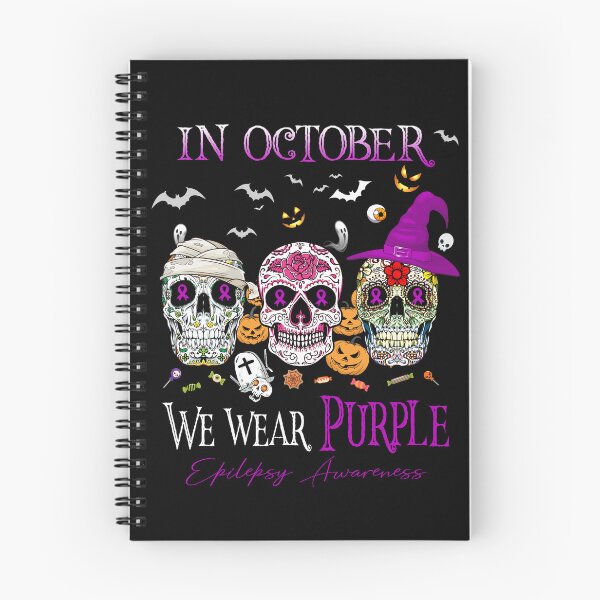 Item preview, In October We Wear Purple Epilepsy Awareness designed and sold by Sabfit.