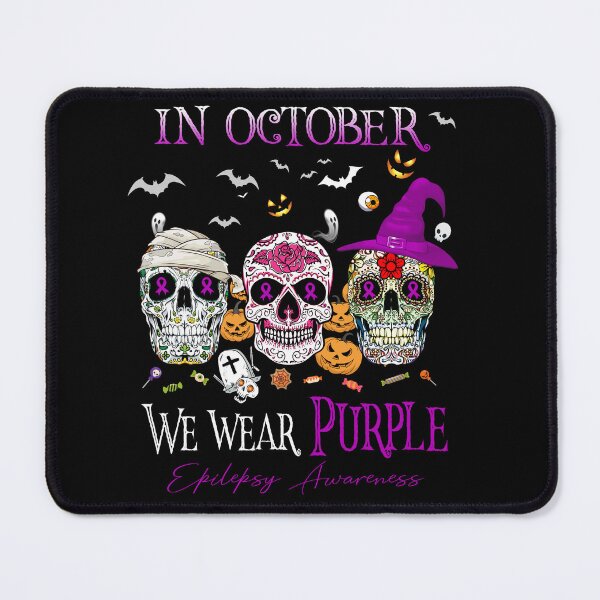 Item preview, In October We Wear Purple Epilepsy Awareness designed and sold by Sabfit.