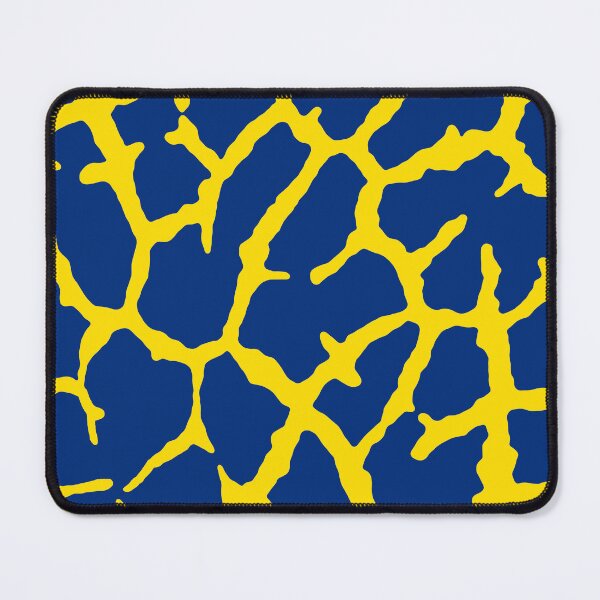 Item preview, Giraffe Print Navy Yellow designed and sold by blakcirclegirl.