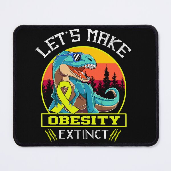 Item preview, Let's Make Obesity Extinct Dinosaur Men Women Kid designed and sold by Mnrshirley.