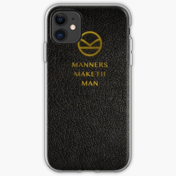 'Manners Maketh Man' Small - Kingsman iPhone Soft Case