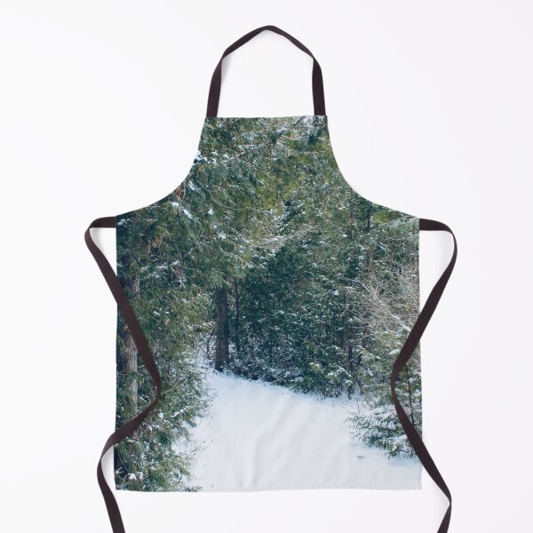 Item preview, Green & White Winding Winter Path designed and sold by RoseyElisabeth.
