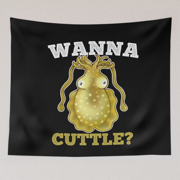 Item preview, Wanna Cuttle Funny Cuttlefish Fish Lover designed and sold by SharpThreadZ.