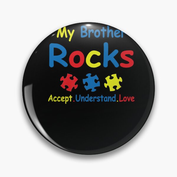 Item preview, a7q designs My Brother Rocks Autism awareness Tshirts designed and sold by Cansellerma.