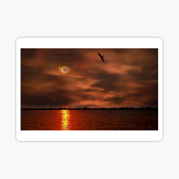 Item preview, Amazin view with flying birds designed and sold by OnlineBuyShop.