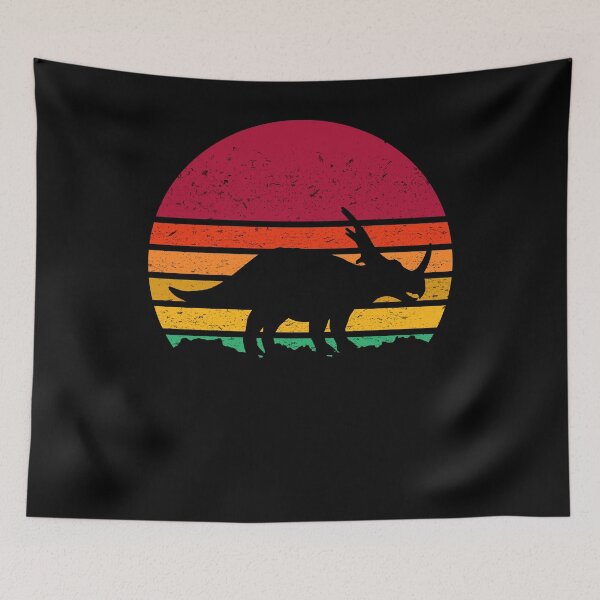 Item preview, Styracosaurus Retro Style designed and sold by 1681830934131.