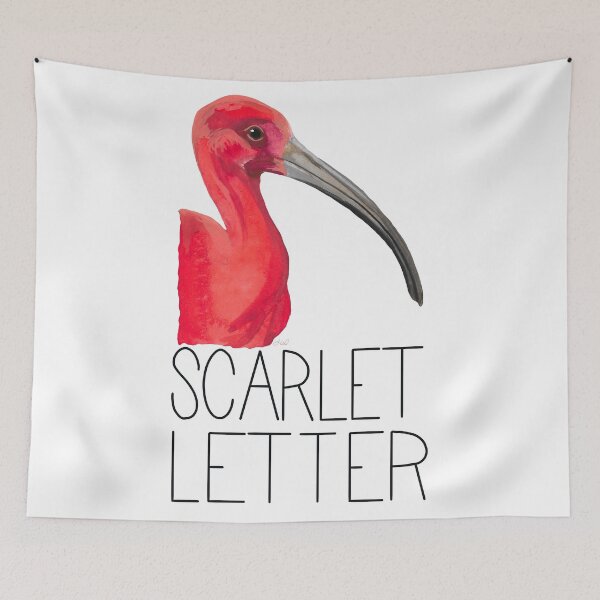 Item preview, Scarlet (Ibis) Letter designed and sold by LauraWolfArtist.