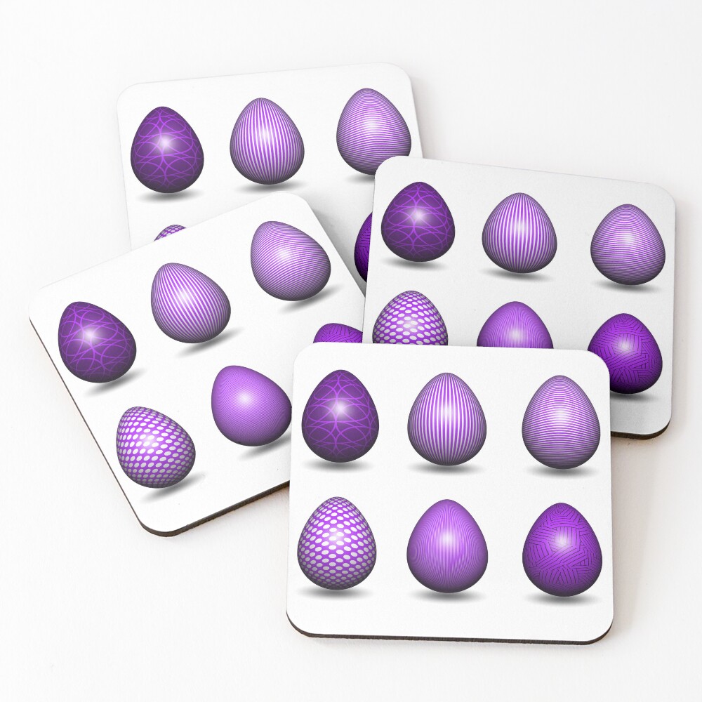 Item preview, Coasters (Set of 4) designed and sold by euktud.