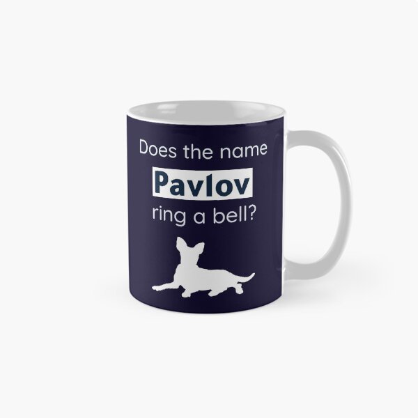 Item preview, Does The Name Pavlov Ring A Bell? Funny Psychology Pavlov Dog designed and sold by Rebel-Design.