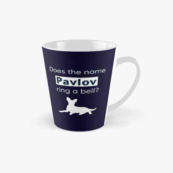 Item preview, Does The Name Pavlov Ring A Bell? Funny Psychology Pavlov Dog designed and sold by Rebel-Design.