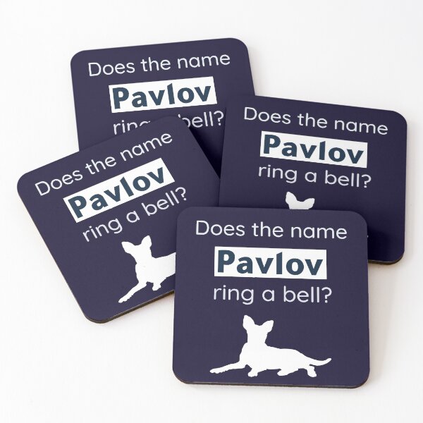 Item preview, Does The Name Pavlov Ring A Bell? Funny Psychology Pavlov Dog designed and sold by Rebel-Design.