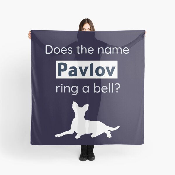 Item preview, Does The Name Pavlov Ring A Bell? Funny Psychology Pavlov Dog designed and sold by Rebel-Design.