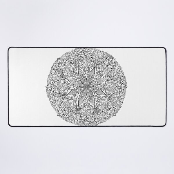 Item preview, Black and White Mandala Pattern designed and sold by Minima-Vulpes.