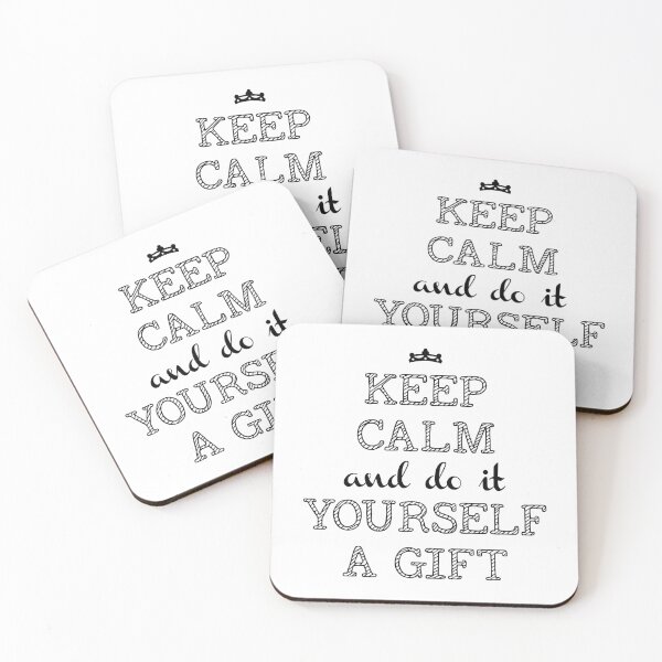 Item preview, Keep calm and do it Yourself a Gift designed and sold by ReydaDesign.