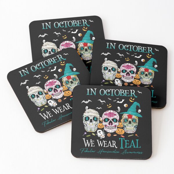 Item preview, In October We Wear Teal Fibular Hemimelia Awareness designed and sold by Sabfit.