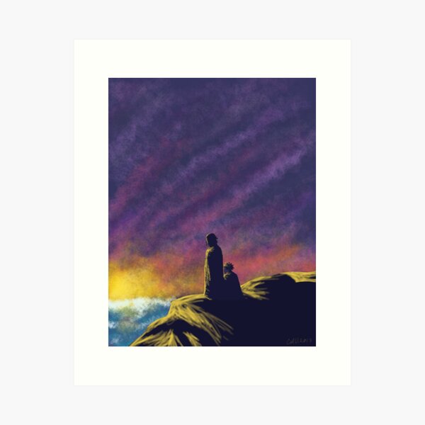 A Sunset With You... Art Print