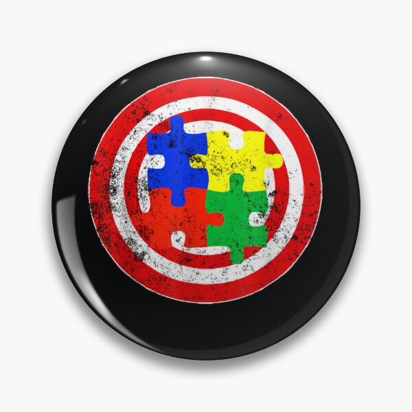 Item preview, Autism Awareness TShirt Captain Autism Puzzle Piece Shirt designed and sold by Cansellerma.