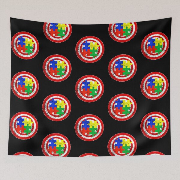 Item preview, Autism Awareness TShirt Captain Autism Puzzle Piece Shirt designed and sold by Cansellerma.