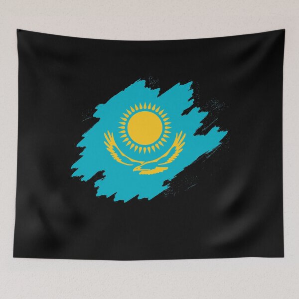 Item preview, Kazakhstan Flag designed and sold by 1681830934131.