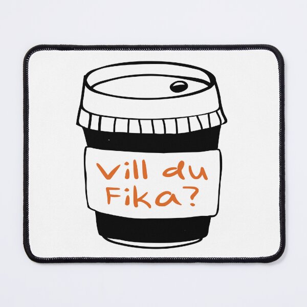 Item preview, fika city? - Funny Coffee Quotes designed and sold by Cupsofdreams.