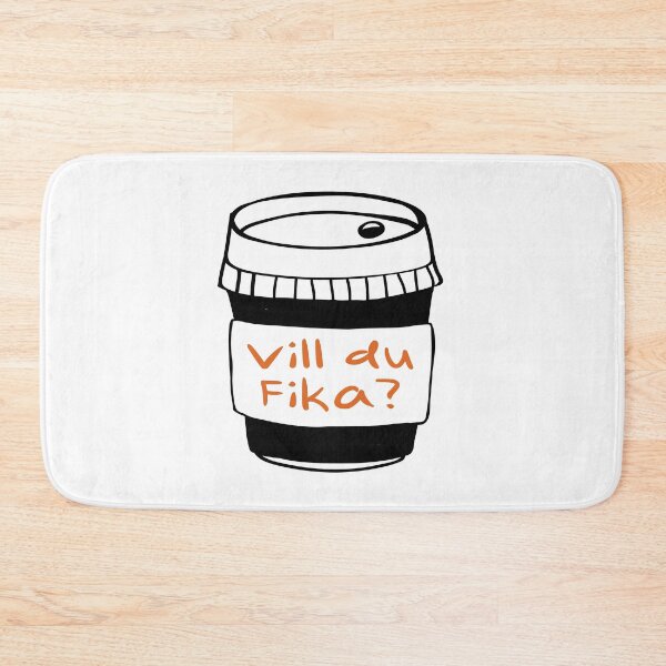 Item preview, fika city? - Funny Coffee Quotes designed and sold by Cupsofdreams.