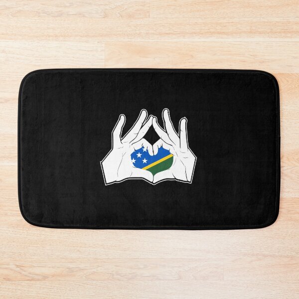 Item preview, Solomon Islands Hand Heart Flag designed and sold by 1681830934131.