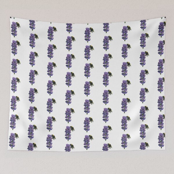 Item preview, Bumblebee - Honey Bee - Bee art - Lavender - Bee decor - Bumblebee decor designed and sold by IslesArt.