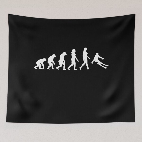 Item preview, Skiing Skiers Women Evolution designed and sold by 1681830934131.